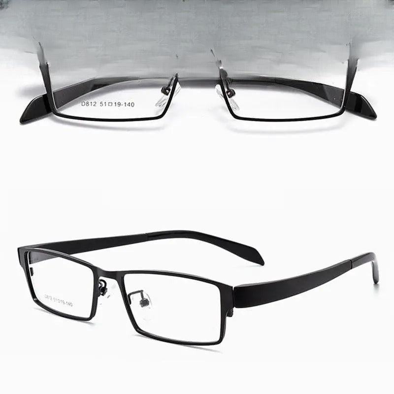 Unisex Square Full Rim TR90 Prescription Glasses D812 — view 1 | Rx Spectacle