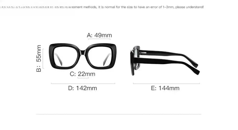 Women's Square Full Rim TR90 Reading Glasses 2171 — view 14 | Rx Spectacle