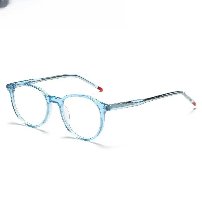 Women's Oval Full Rim Acetate Prescription Glasses Ac1010 — view 5 | Rx Spectacle