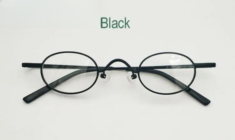 Unisex Round Full Rim Alloy Prescription Glasses Y035 — view 2 | Rx Spectacle