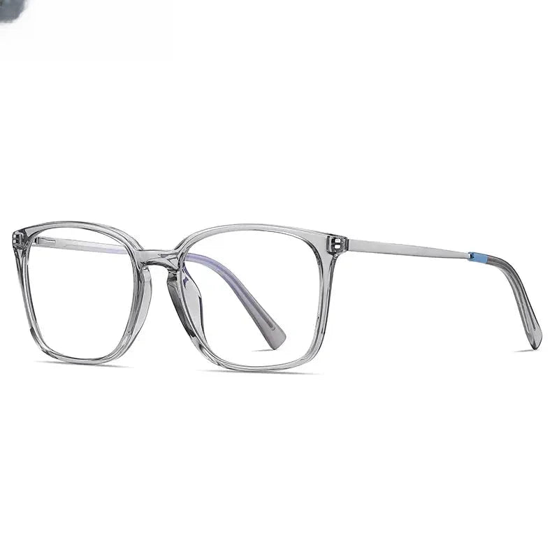 Men's Square Full Rim Titanium Reading Glasses 2079 — view 8 | Rx Spectacle