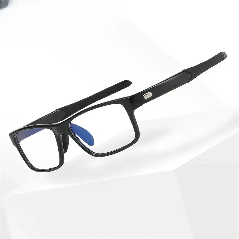 Men's Square Full Rim Titanium Prescription Glasses 818076 — view 1 | Rx Spectacle