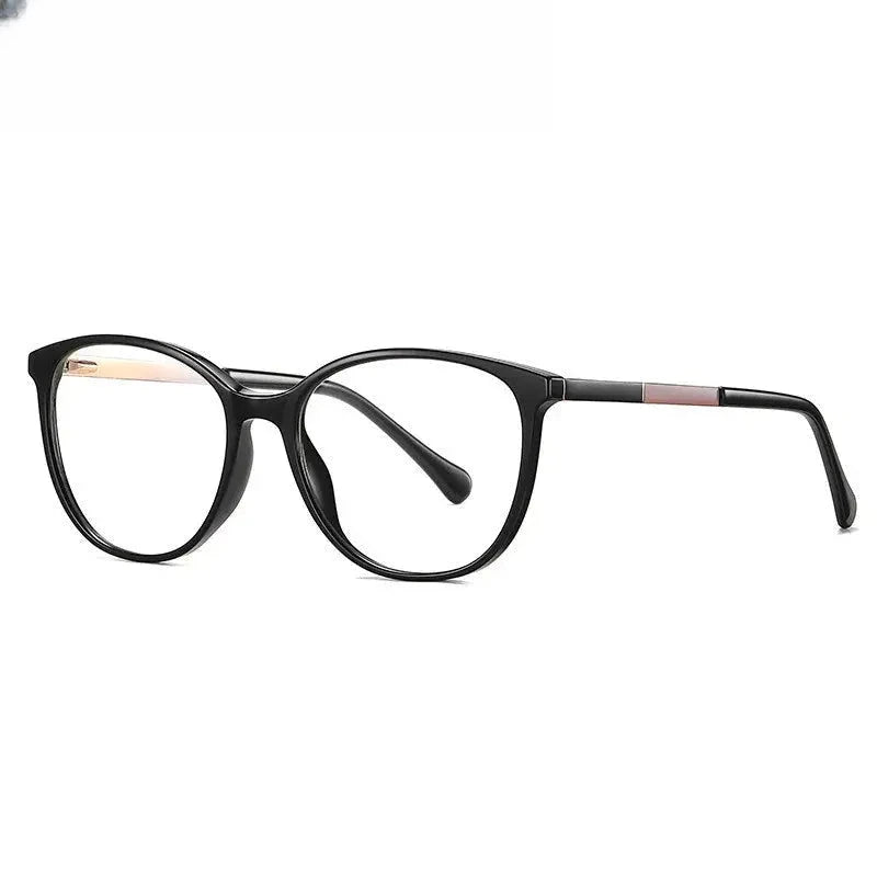 Women's Round Full Rim Titanium Prescription Glasses 205644 — view 1 | Rx Spectacle