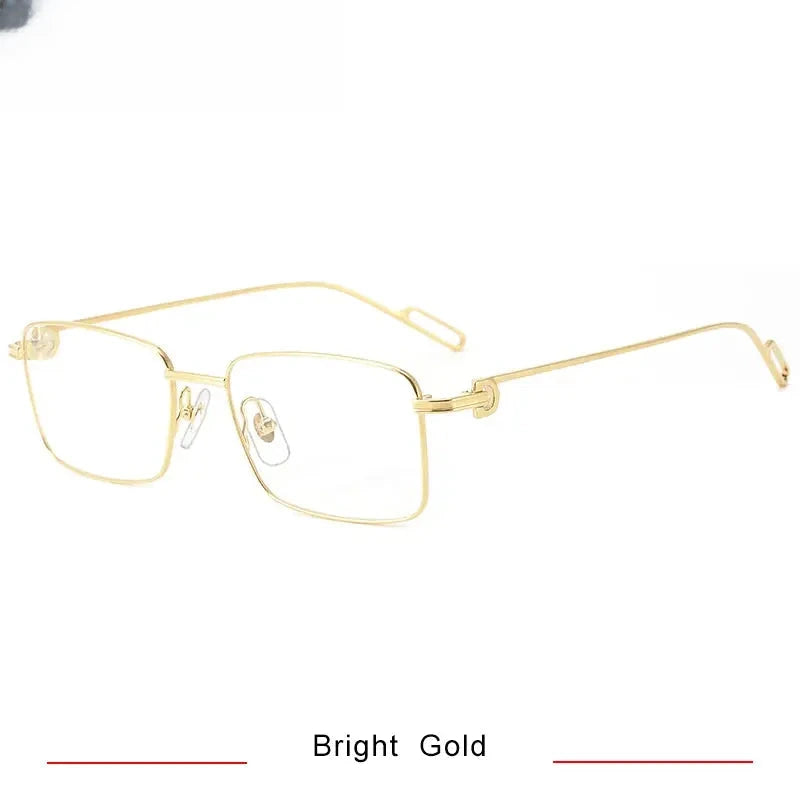 Unisex Polygon Full Rim Titanium Prescription Glasses 420219 — view 3 | Rx Spectacle