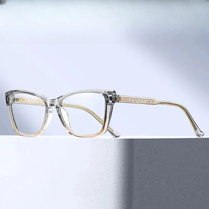 Women's Square Full Rim TR90 Prescription Glasses 382265 — view 1 | Rx Spectacle