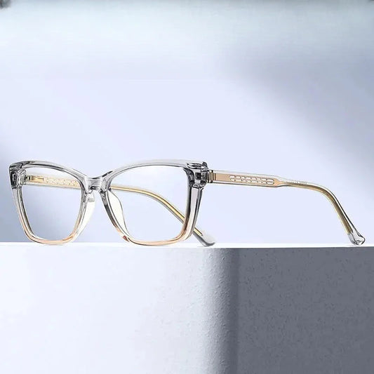 Women's Square Full Rim TR90 Prescription Glasses 382265 — view 1 | Rx Spectacle