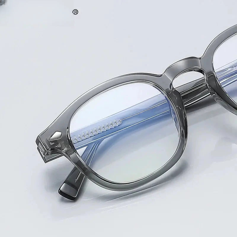 Unisex Square Full Rim Titanium Prescription Glasses 2096 — view 3 | Rx Spectacle