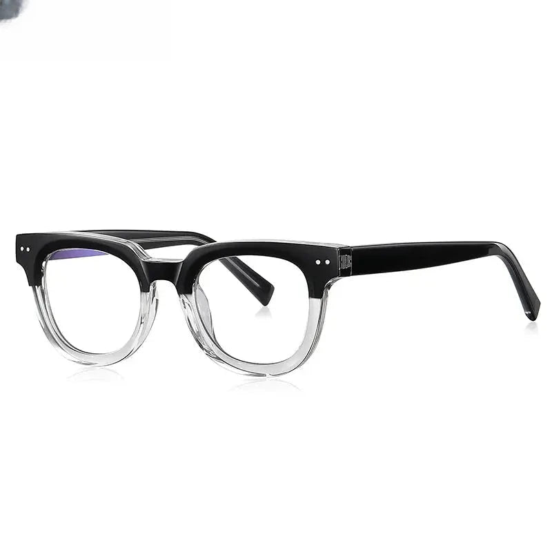 Unisex Square Full Rim Titanium Reading Glasses 2120 — view 11 | Rx Spectacle