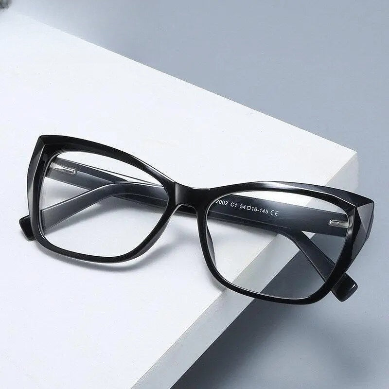 Women's Cat Eye Full Rim Acetate Prescription Glasses 2002 — view 6 | Rx Spectacle