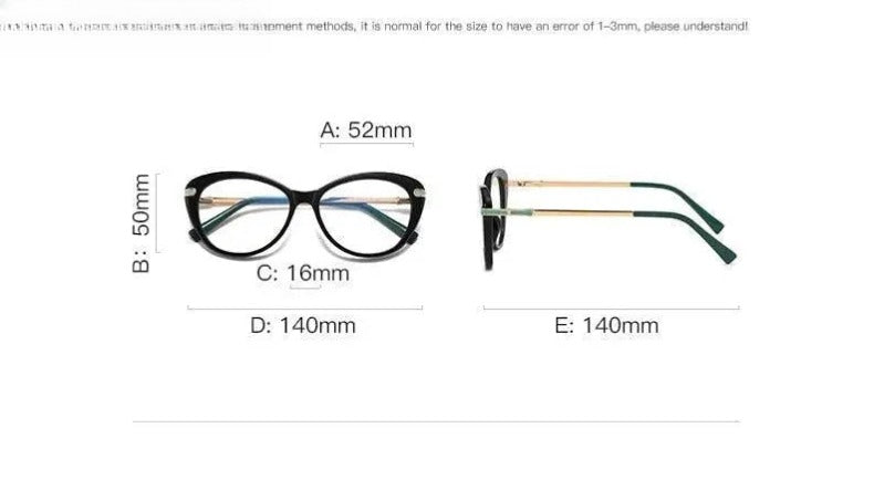 Women's Square Full Rim Acetate Reading Glasses 2088 — view 13 | Rx Spectacle