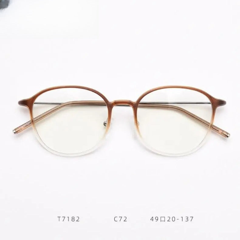 Women's Round Full Rim TR90 Prescription Glasses — view 2 | Rx Spectacle
