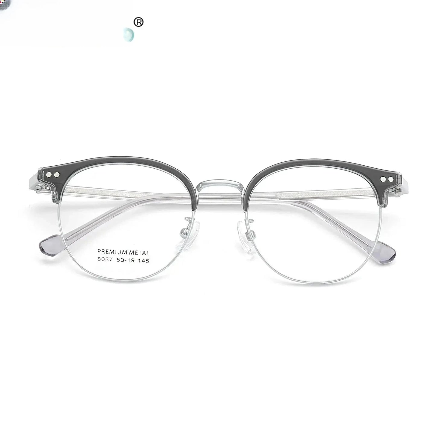 Men's Oval Full Rim Acetate Reading Glasses 8037 — view 1 | Rx Spectacle