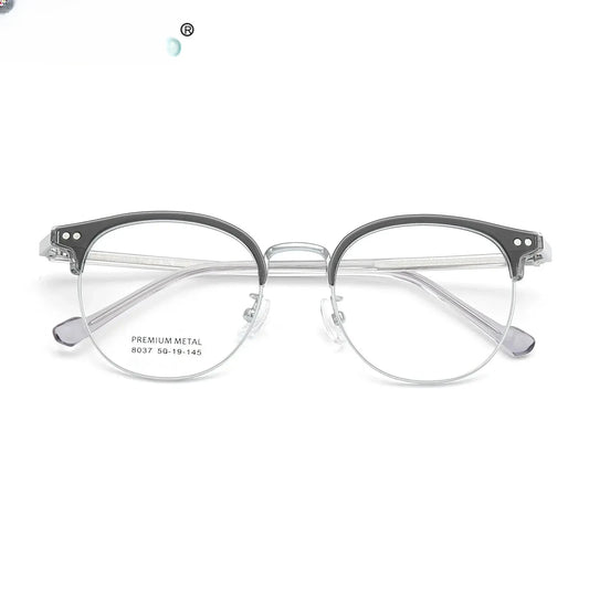 Men's Oval Full Rim Acetate Reading Glasses 8037 — view 1 | Rx Spectacle