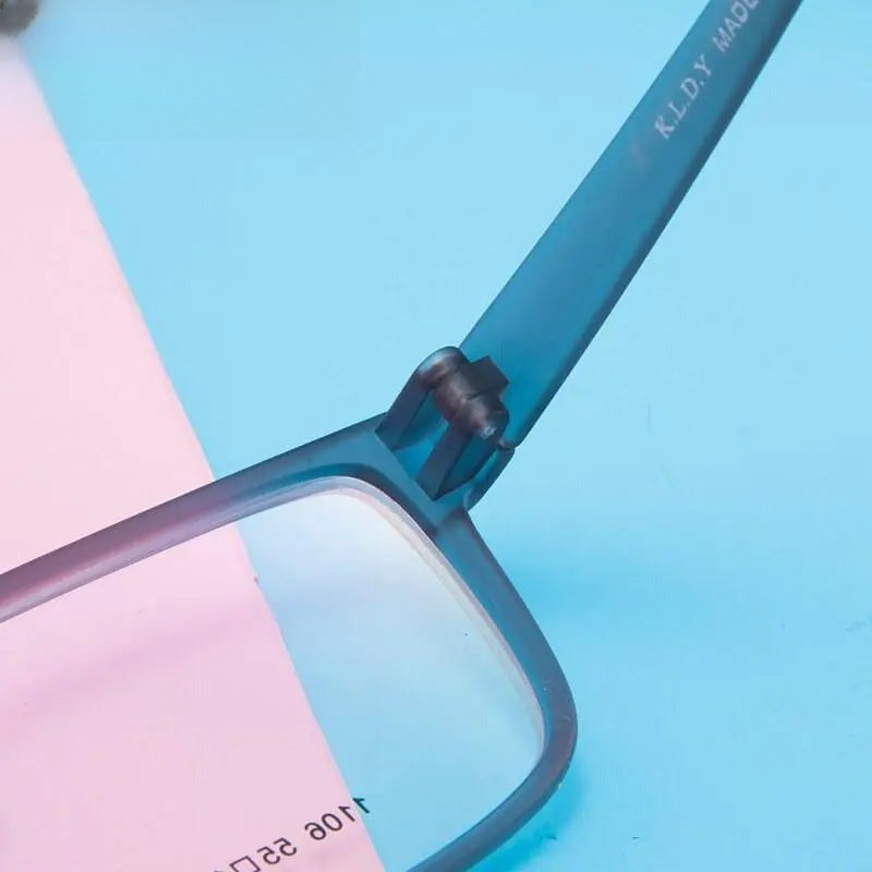 Men's Square Full Rim Titanium Oversized Sports Glasses 1106 — view 10 | Rx Spectacle