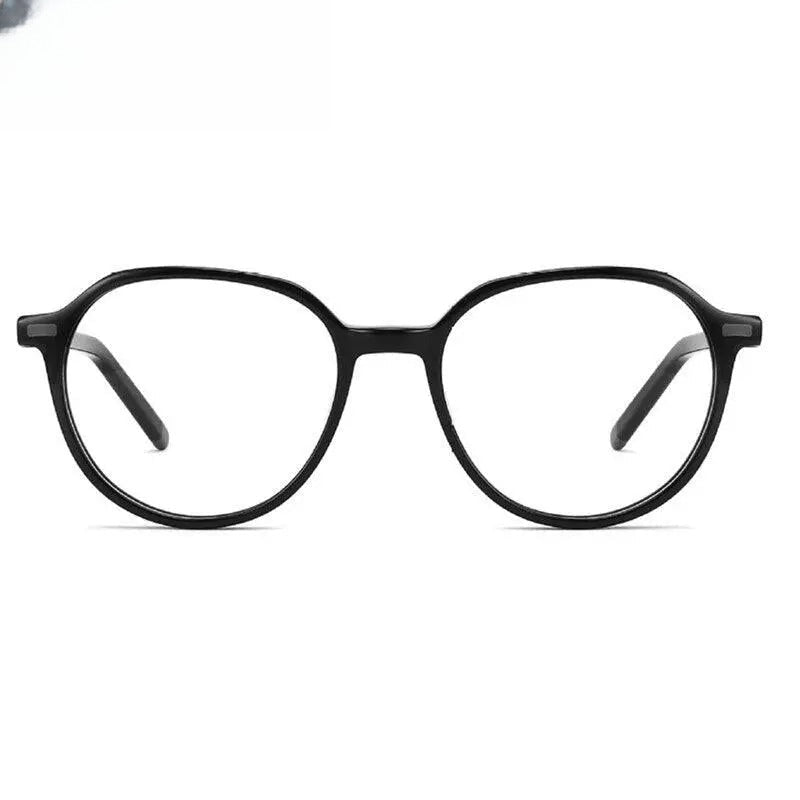 Unisex Oval Full Rim Acetate Prescription Glasses 9043 — view 6 | Rx Spectacle