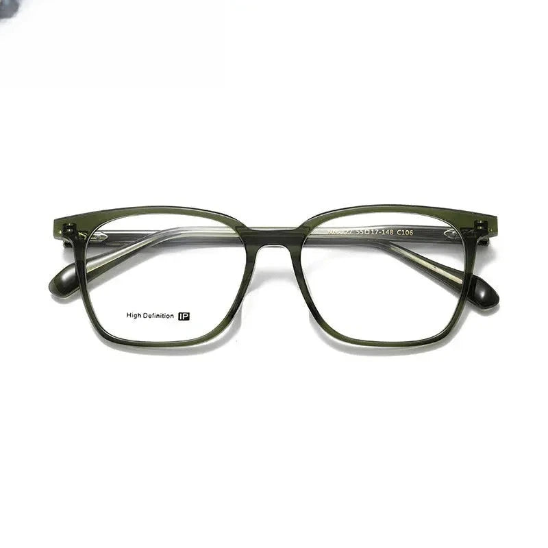 Unisex Square Full Rim Acetate Prescription Glasses 62127 — view 5 | Rx Spectacle