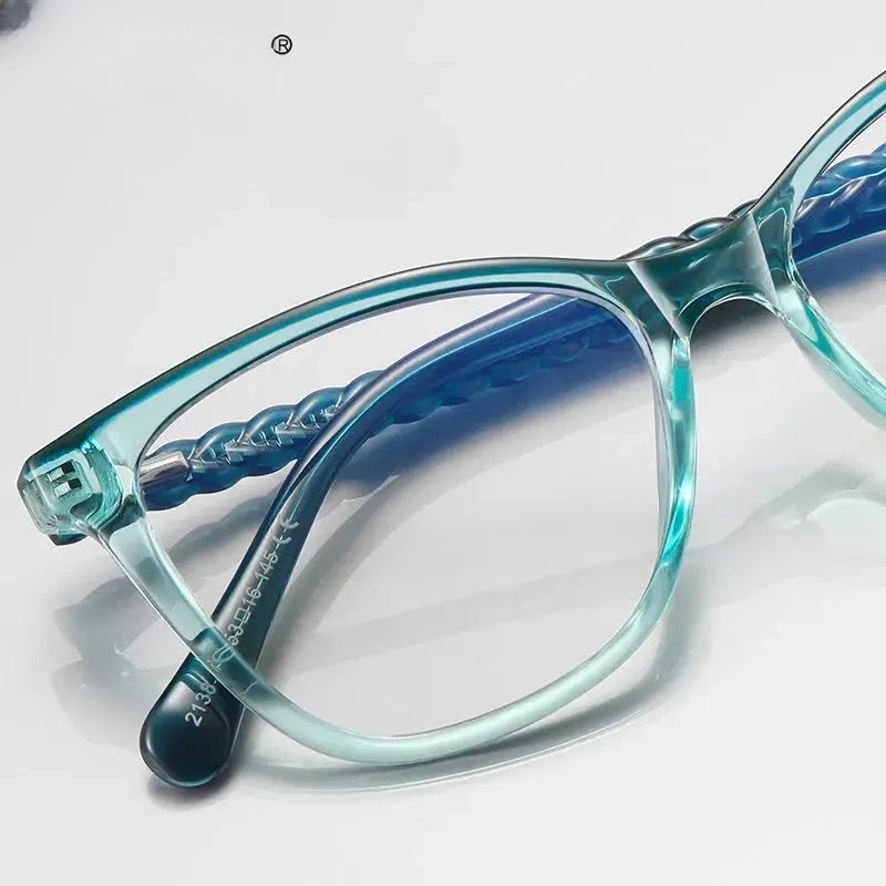 Women's Square Full Rim TR90 Reading Glasses 2138 — view 2 | Rx Spectacle