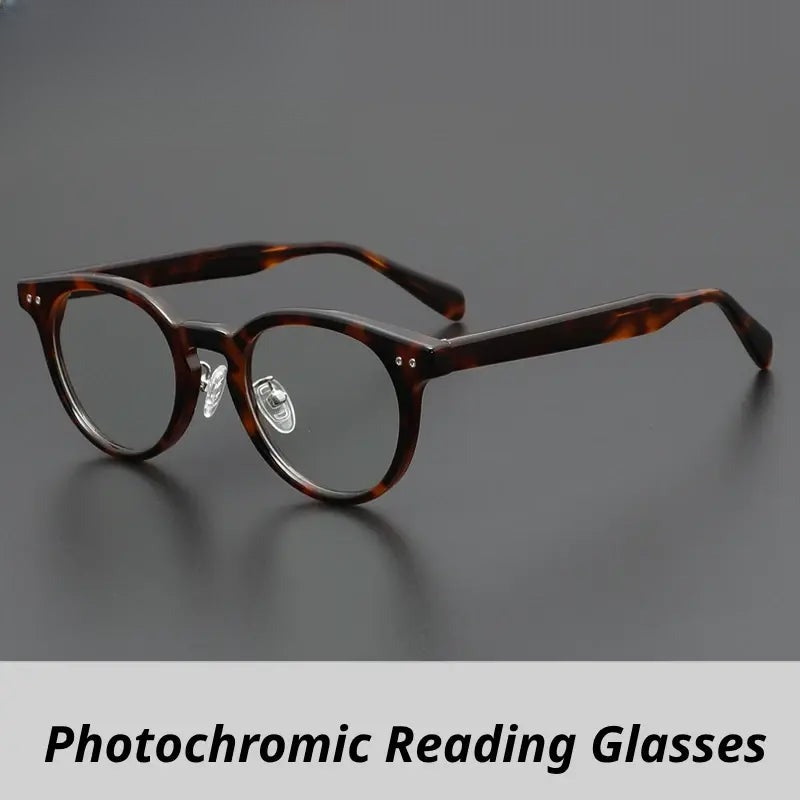 Square Full Rim Titanium Reading Glasses G83078 — view 1 | Rx Spectacle