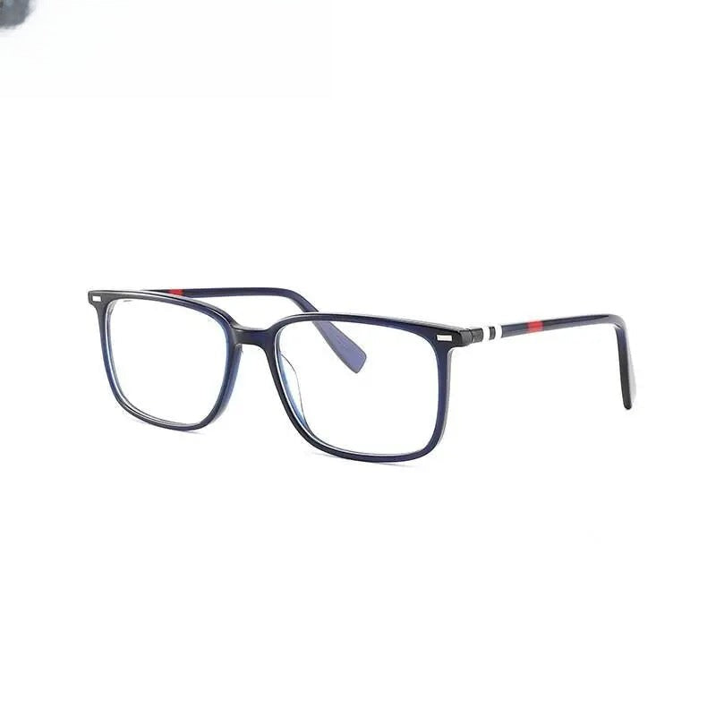 Unisex Square Full Rim Acetate Prescription Glasses 9021 — view 4 | Rx Spectacle