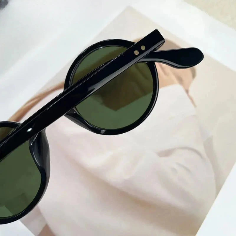 Unisex Round Full Rim Acetate Prescription Glasses 4225s — view 4 | Rx Spectacle