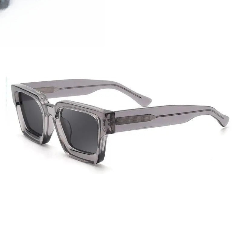 Women's Rectangular Full Rim Acetate Prescription Glasses Tyj66 — view 3 | Rx Spectacle