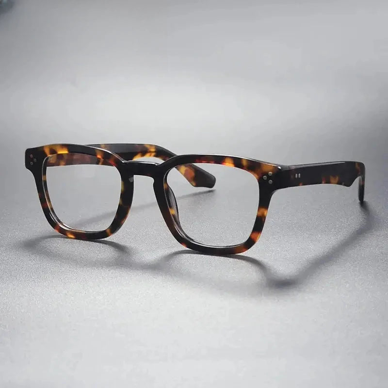 Men's Square Full Rim Acetate Prescription Glasses Gxyj1500 — view 1 | Rx Spectacle