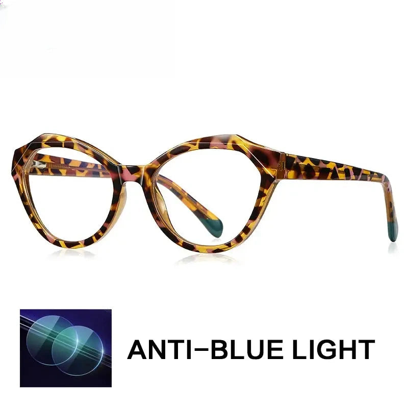Women's Oval Full Rim Titanium Reading Glasses G2141 — view 7 | Rx Spectacle