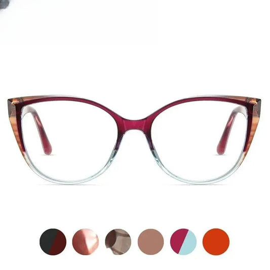 Women's Cat Eye Full Rim Acetate Prescription Glasses 87224 — view 1 | Rx Spectacle
