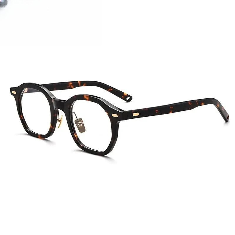 Unisex Square Full Rim Acetate Prescription Glasses Gxj33 — view 2 | Rx Spectacle