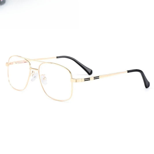 Men's Square Full Rim Titanium Prescription Glasses Y2256 — view 1 | Rx Spectacle