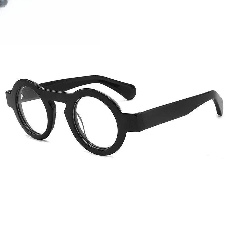 Unisex Round Full Rim Acetate Prescription Glasses Gxyj771 — view 6 | Rx Spectacle