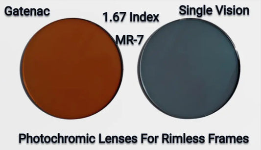 1.67 Index MR-7 Single Vision Photochromic Lenses — view 1 | Rx Spectacle