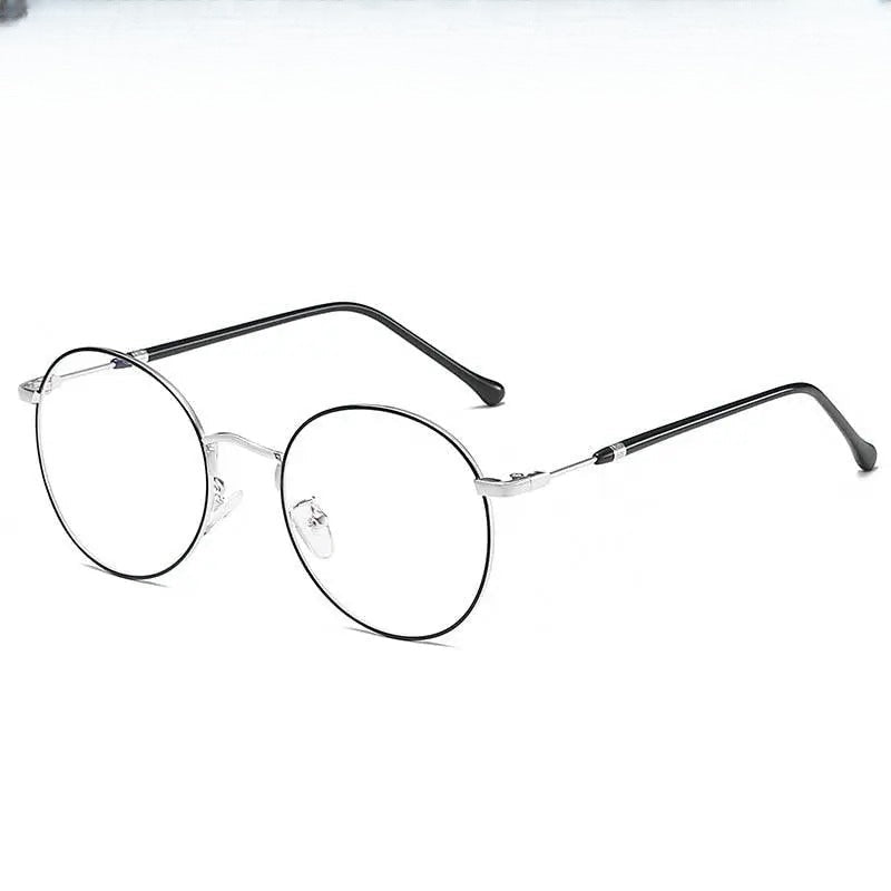Unisex Round Full Rim Alloy Prescription Glasses 1912 — view 1 | Rx Spectacle