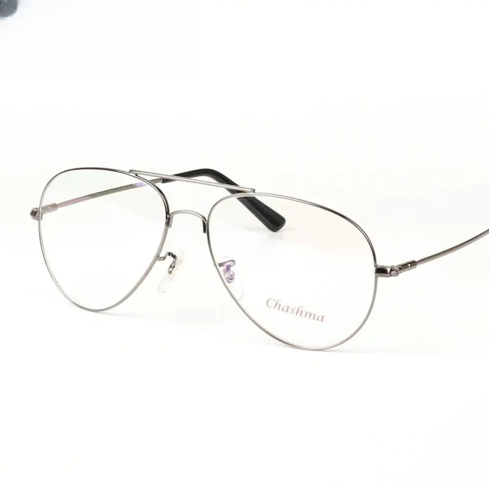 Unisex Full Rim Titanium Double Bridge Prescription Glasses 3206 — view 4 | Rx Spectacle