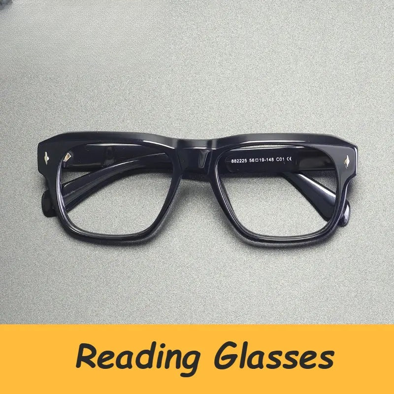 Unisex Square Full Rim Acetate Reading Glasses 882225 — view 1 | Rx Spectacle