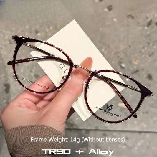 Women's Cat Eye Full Rim TR90 Prescription Glasses 361607 — view 1 | Rx Spectacle