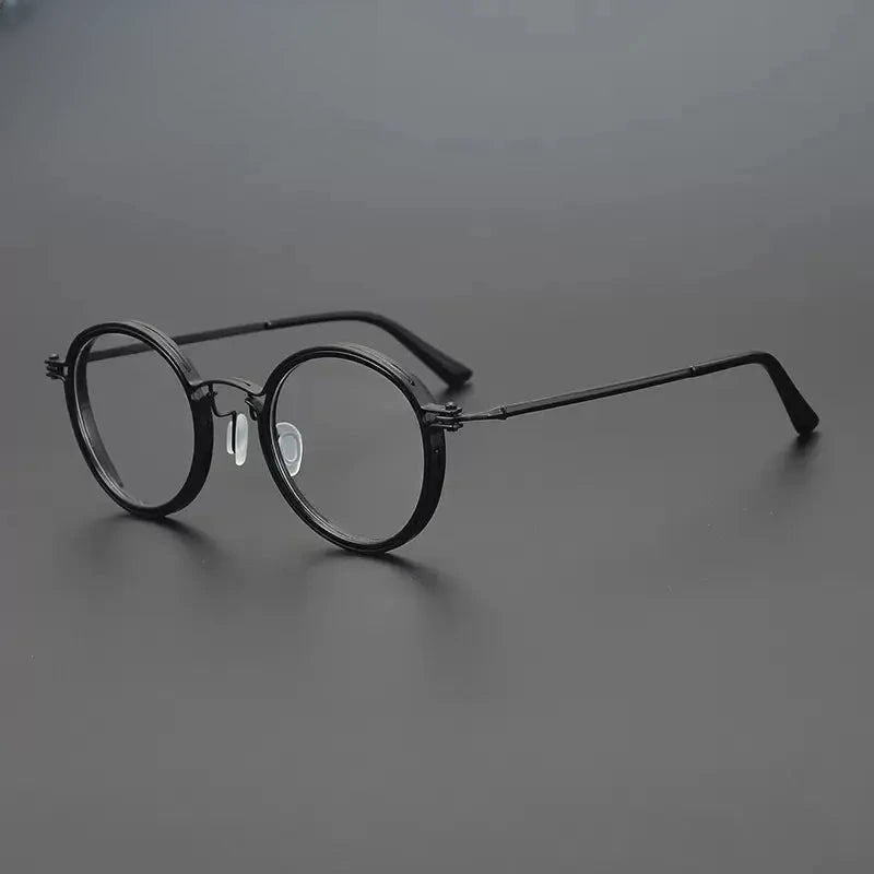 Unisex Round Full Rim Acetate Prescription Glasses Gxyj1196 — view 16 | Rx Spectacle