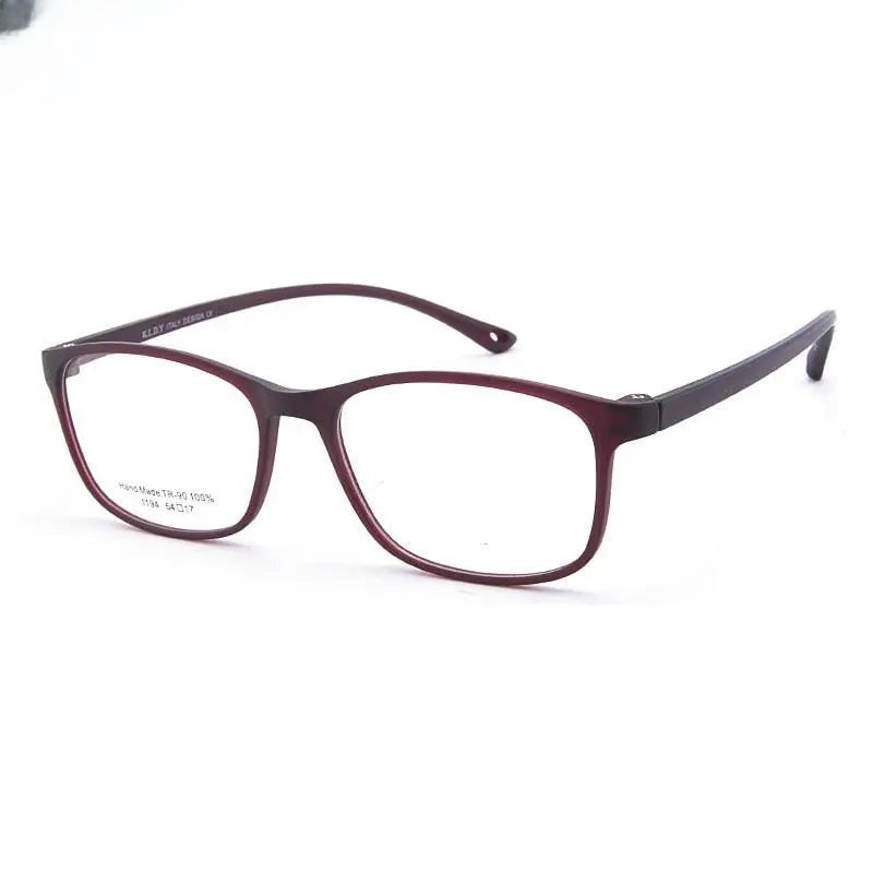 Men's Square Full Rim Titanium Sports Glasses 1194 — view 3 | Rx Spectacle