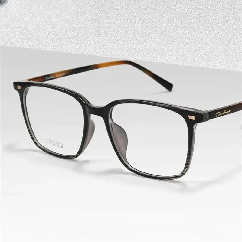 Unisex Square Full Rim Titanium Prescription Glasses 401038 — view 1 | Rx Spectacle