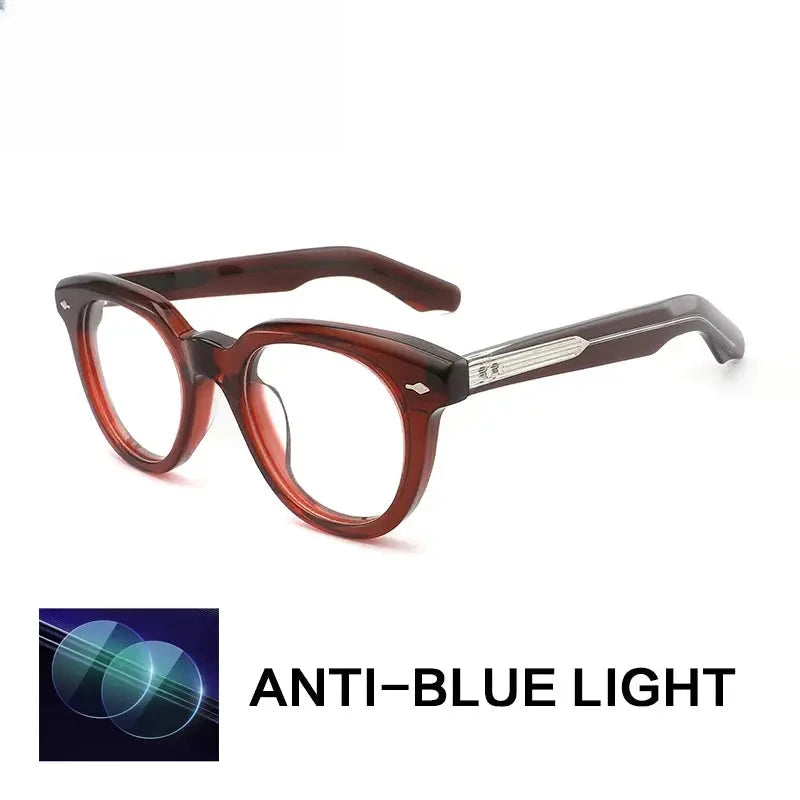 Unisex Oval Full Rim Acetate Reading Glasses Gxyj91123 — view 5 | Rx Spectacle