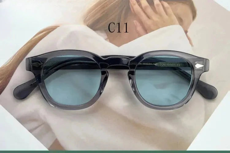 Women's Oval Full Rim Acetate Prescription Glasses Y4638 — view 22 | Rx Spectacle