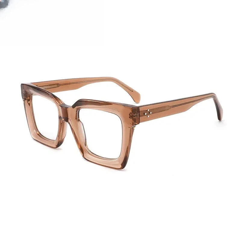 Unisex Square Full Rim Acetate Prescription Glasses Gxyj156 — view 6 | Rx Spectacle
