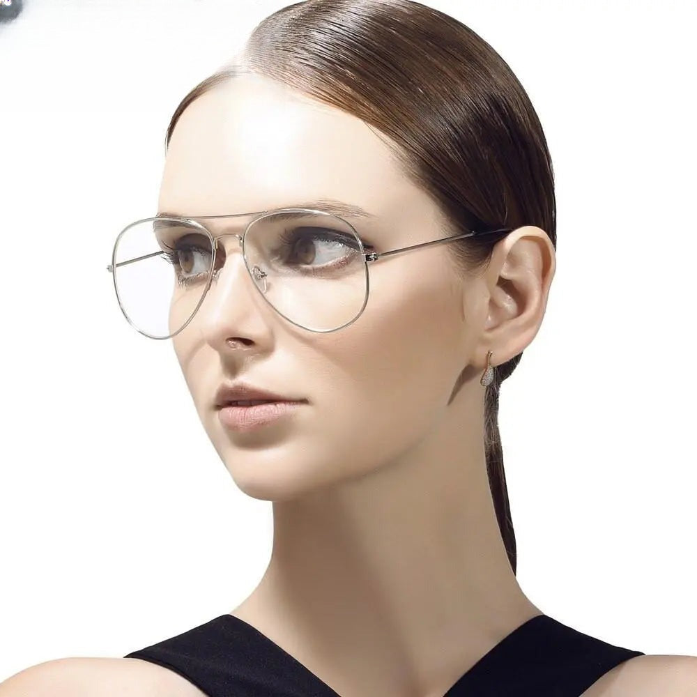 Unisex Full Rim Titanium Double Bridge Prescription Glasses 3206 — view 7 | Rx Spectacle