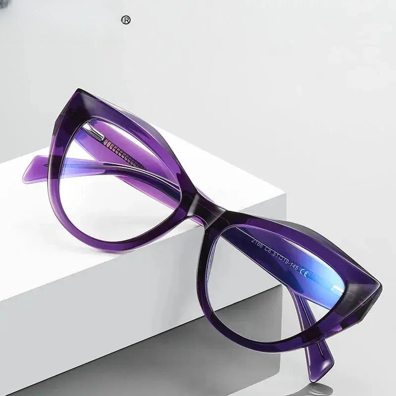 Unisex Butterfly Full Rim Titanium Reading Glasses 2166 — view 1 | Rx Spectacle