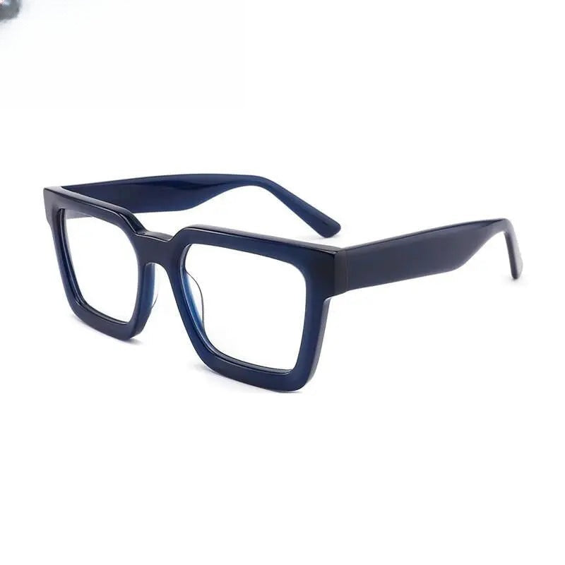 Unisex Square Full Rim Acetate Prescription Glasses Gxyj793 — view 3 | Rx Spectacle