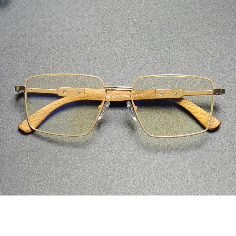 Unisex Polygon Full Rim Alloy Prescription Glasses 794003 — view 1 | Rx Spectacle