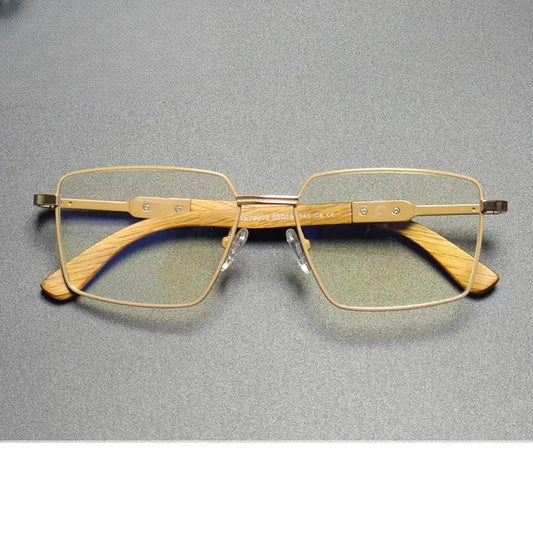 Unisex Polygon Full Rim Alloy Prescription Glasses 794003 — view 1 | Rx Spectacle