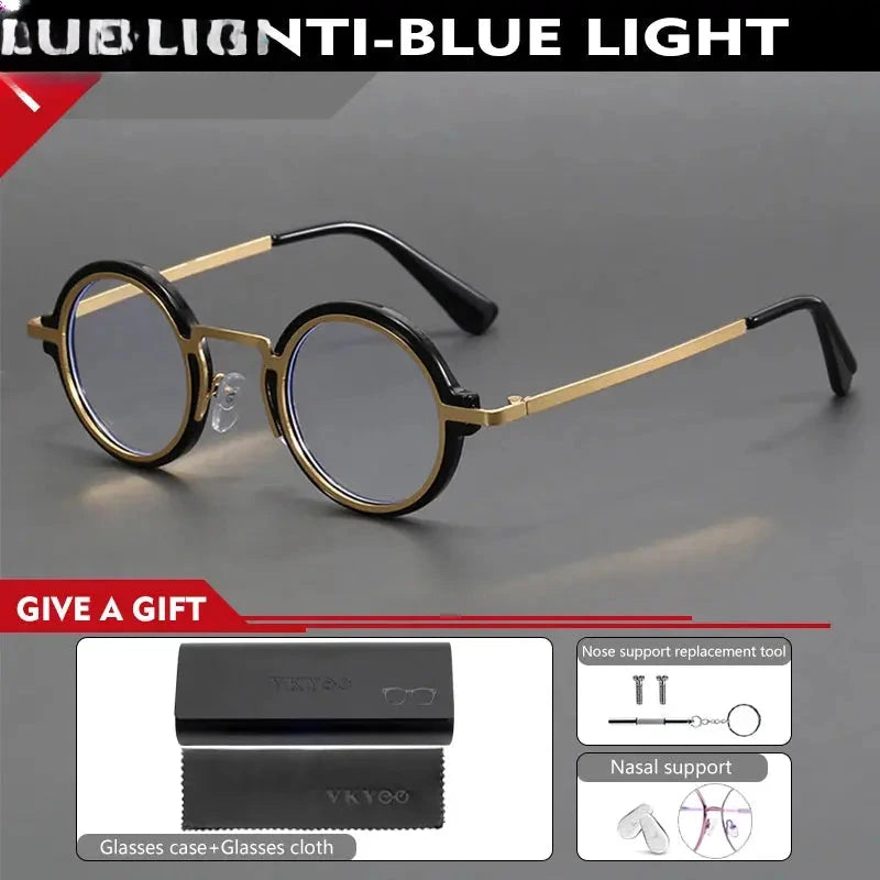 Unisex Round Full Rim TR90 Reading Glasses 10124 — view 5 | Rx Spectacle