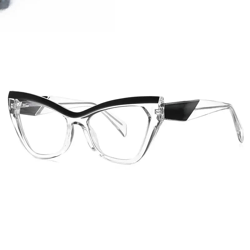 Women's Cat Eye Full Rim Titanium Prescription Glasses 312198 — view 8 | Rx Spectacle