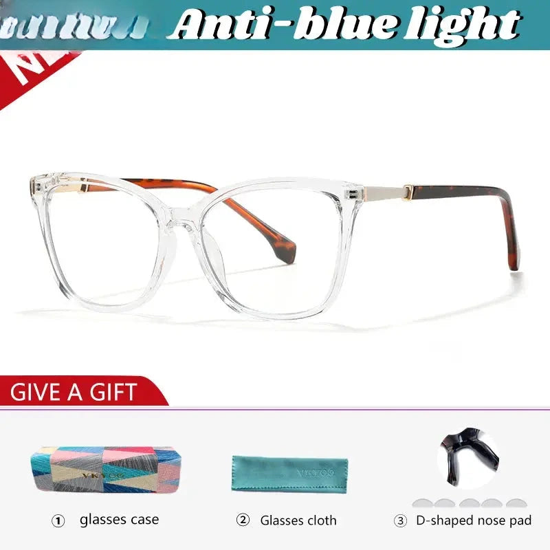 Women's Cat Eye Full Rim TR90 Reading Glasses 627007 — view 7 | Rx Spectacle